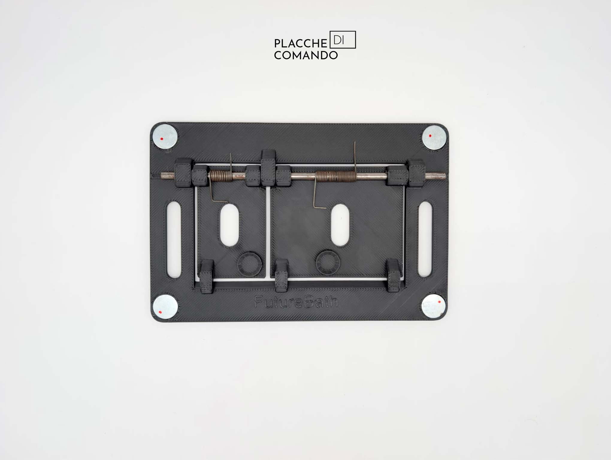 Placca di comando WC rivestibile, attuatore piastrellabile, compatibile con sistemi di scarico a doppio pulsante Geberit Sigma, 24×16 cm, tasto quadrato