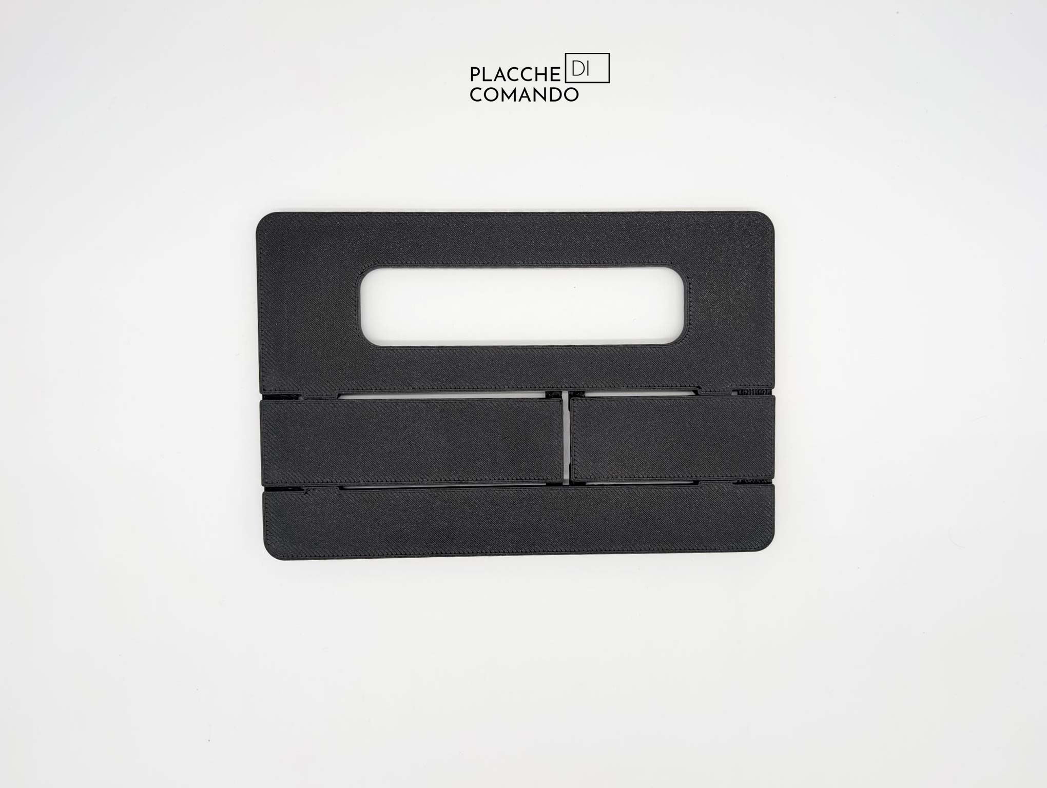 Placca di comando WC rivestibile, attuatore piastrellabile, compatibile con sistemi di scarico a doppio pulsante Geberit Sigma, 24×16 cm, tasto lungo